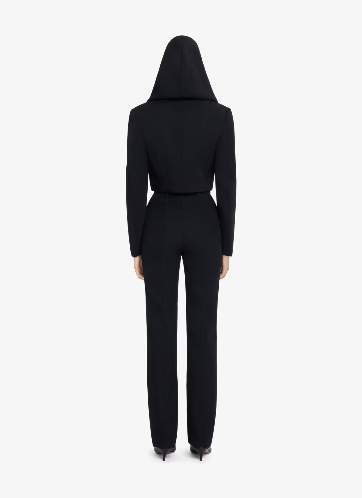 BI-STRETCH TROUSERS ALAÏA BLACK BI-STRETCH TROUSERS